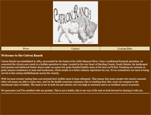 Tablet Screenshot of catronranch.com